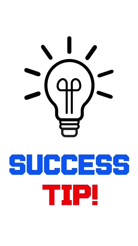 Success Tip Bulb Line Art Career Growth Minimal Design 库存影片 325416067