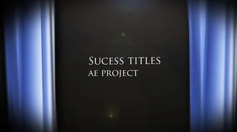 Success titles After Effects stock