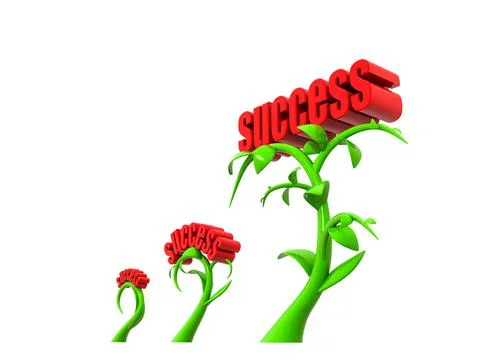 Success tree Ilustración de archivo