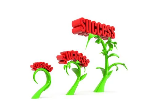 Success tree Stock Illustration