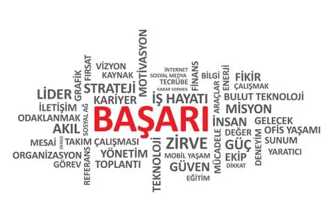 Success - Turkish Language Stock Illustration