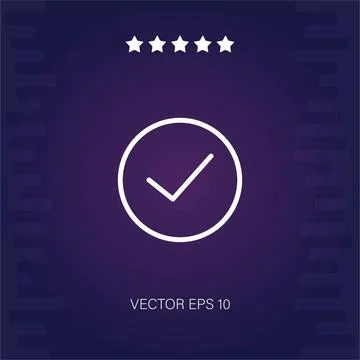 Success vector icon Illustrazione stock