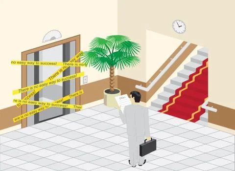 Success way Stock Illustration