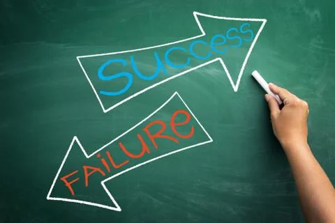 Successes and failures Stock Photos
