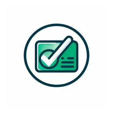 Successful authorization, verification, safe payment concept, vector icon Illustrazione stock