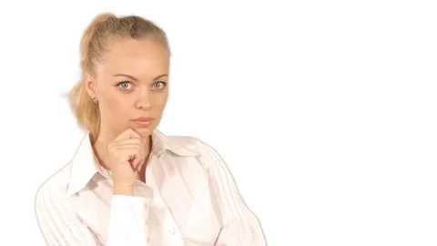 A successful business lady posing for the camera Stock Footage 78483643