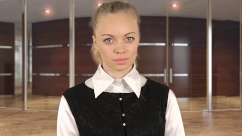 A successful business lady posing for the camera Stock Footage 78483746