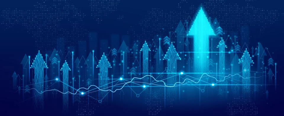 Successful business strategy development concept Stock Illustration