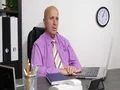 Successful Businessman Interview Reporter Dialogue Financial Issues Conference 4k or 4k+ Resolution