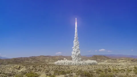Successful commercial space rocket launch into space. Stock Footage 225584734