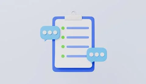 Successful completion of business tasks, Checklist on clipboard paper Stock Illustration