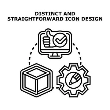 Successful design creation process with digital approval Stock Illustration