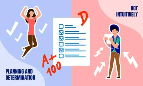 Successful Education Planning Flat Vector Concept Stock Illustration