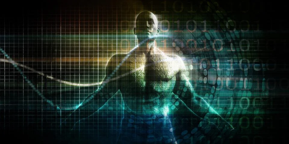 Successful Future Technology Enabled Through Artificial Intelligence Stock Illustration