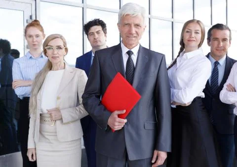 Successful happy workers portrait Stock Photos