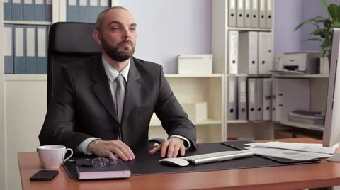 Successful Interview Stock Footage 47893517