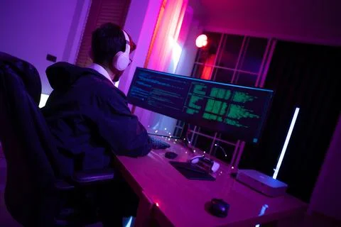 Successful IT developer. Stock Photos