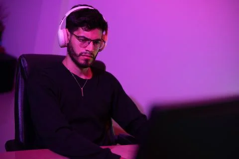 Successful IT developer. Stock Photos