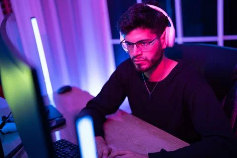 Successful IT developer. Stock Photos