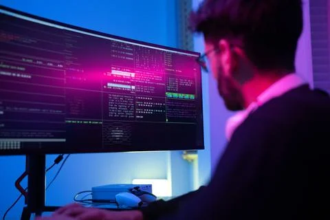 Successful IT developer. Stock Photos