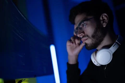 Successful IT developer. 写真素材