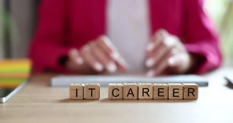 Successful IT programmer career and trainee training concept. Stock Footage 208659942