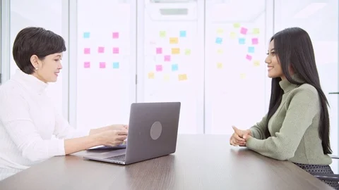 Successful job interview. Stock Footage 92425160