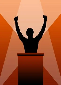 Successful leader Illustrazione stock