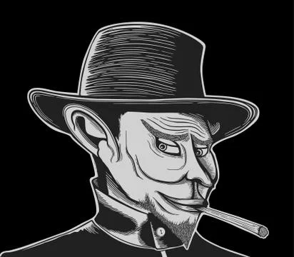 A successful man Stock Illustration