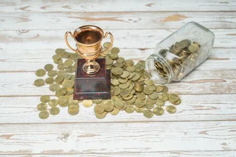 Successful saving plan concept 스톡 사진