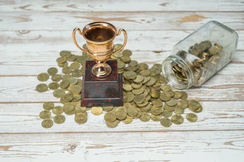 Successful Saving Plan. 库存照片