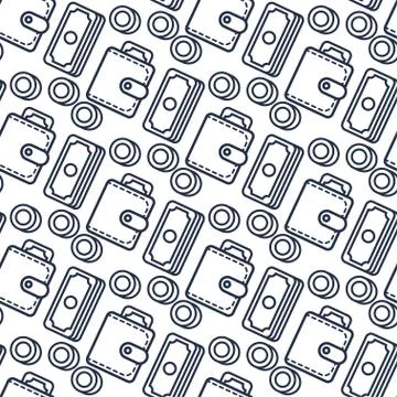 Successful Seamless Pattern 스톡 일러스트