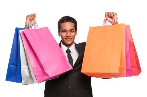 Successful shopper Stock Photos