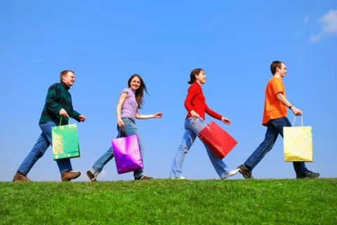 Successful shopping Stock Photos