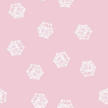 Successful teamwork line vector seamless pattern 스톡 일러스트