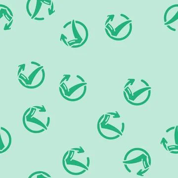 Successful update mark glyph vector seamless pattern Stock Illustration