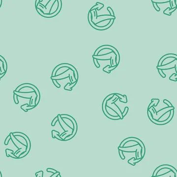 Successful update mark line vector seamless pattern Stock Illustration