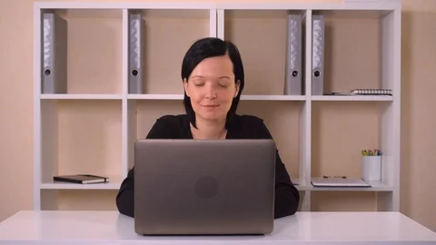Successful worker at work Stock Footage 85627137