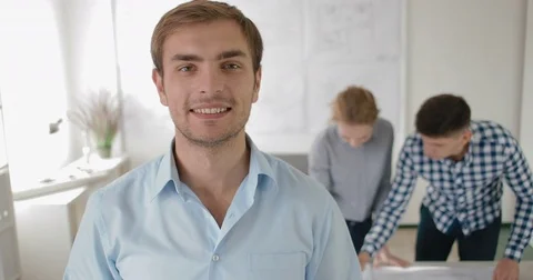 A successful young man Stock Footage 82273373