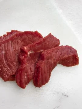 Succulent of fresh beef Stock Photos