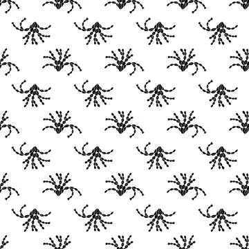 Succulent plant pattern seamless vector Illustrazione stock