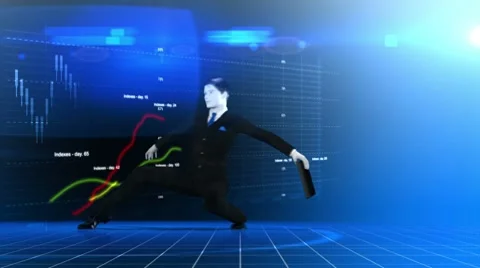 Sucessful businessman Stock Footage