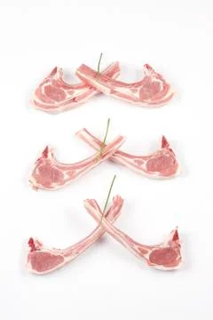Sucking lamb chops Stock Photos