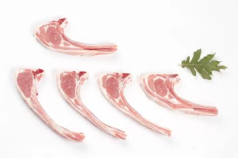 Sucking lamb chops Stock Photos