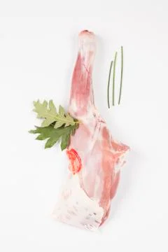 Suckling lamb shoulder Foto stock