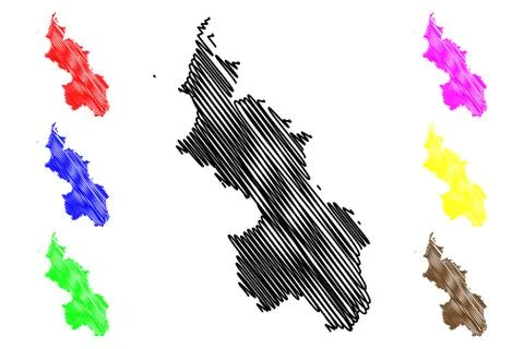 Sucre Department map vector.... Stock Illustration