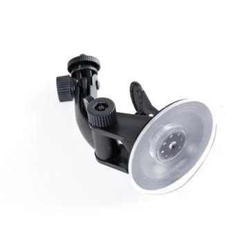 Suction Cup for action camera. Close up. Isolated on white background 스톡 사진