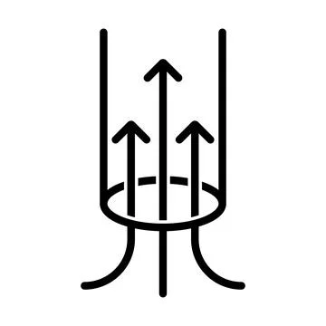 Suction icon vector for graphic design, logo, website, social media, mobile.. Illustrazione stock