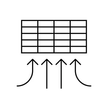 Suction icon vector vent sign for graphic design, logo, website, social med.. Stock-Illustration