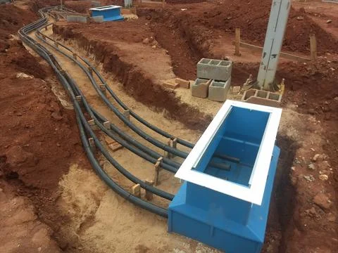 Suction line Foto stock